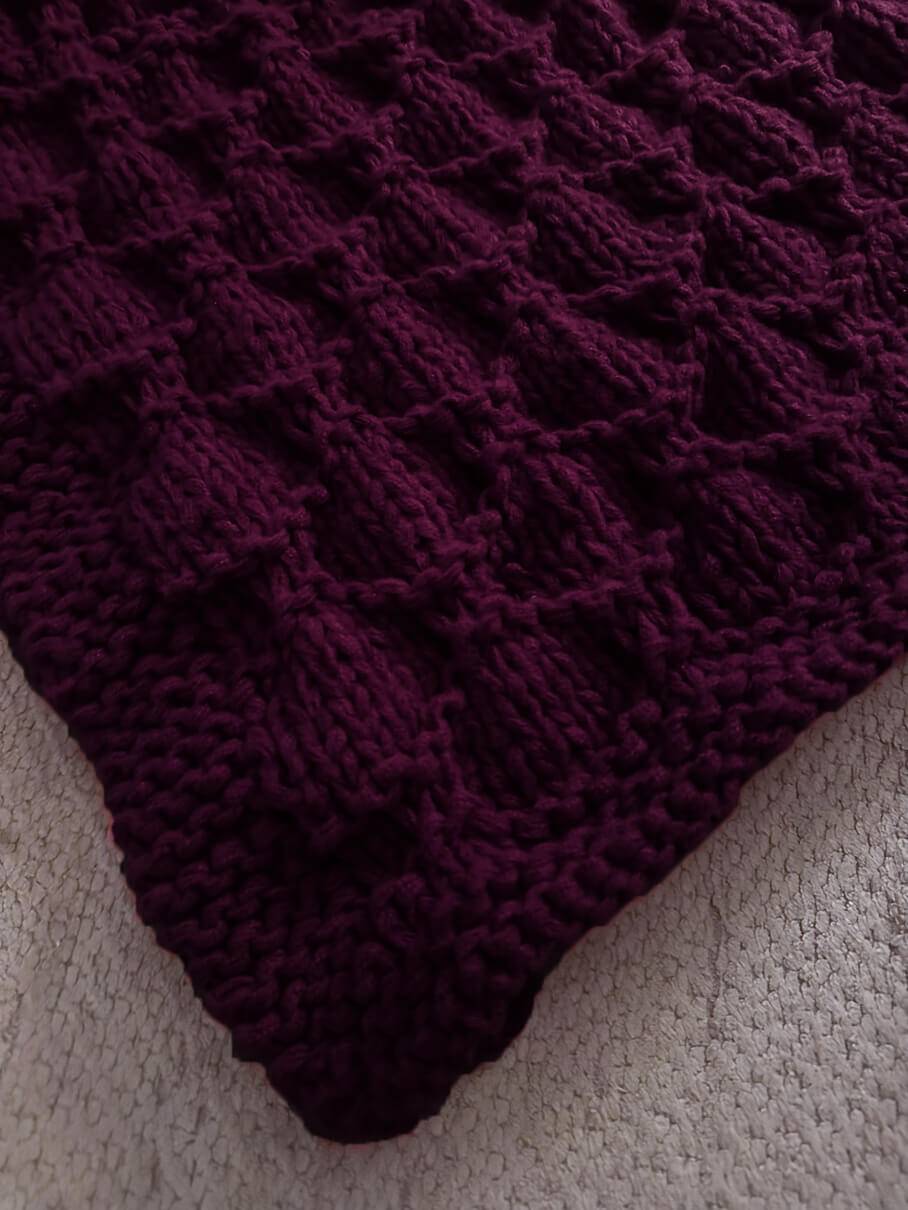 Knit Kit - Honeybee Hive Baby Blanket