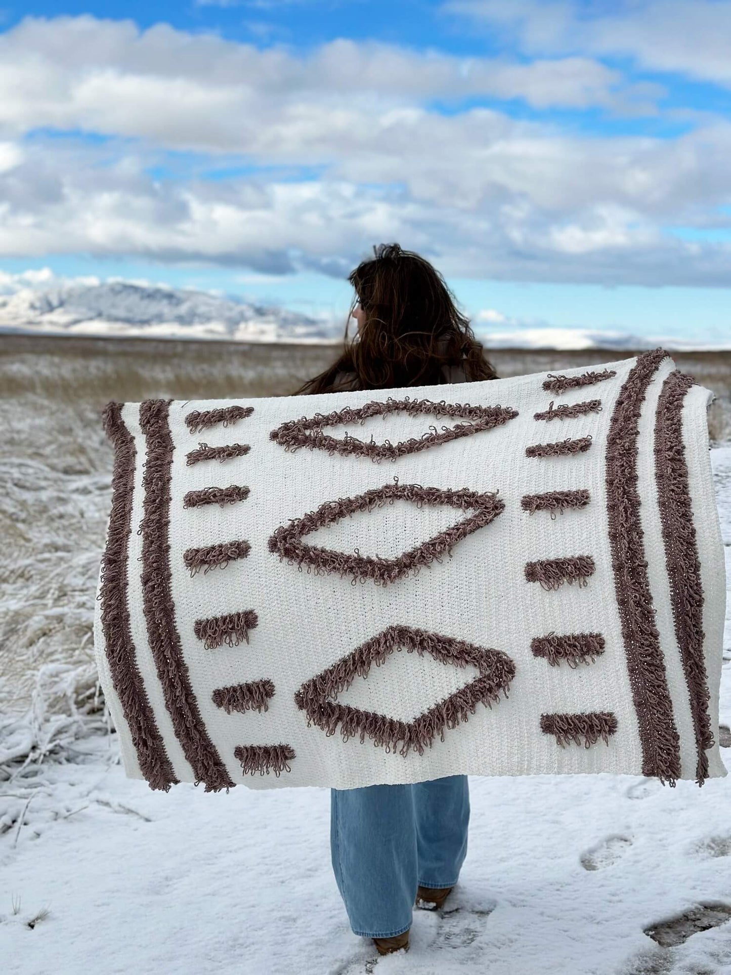 Crochet Kit - Arctic Jewel Throw