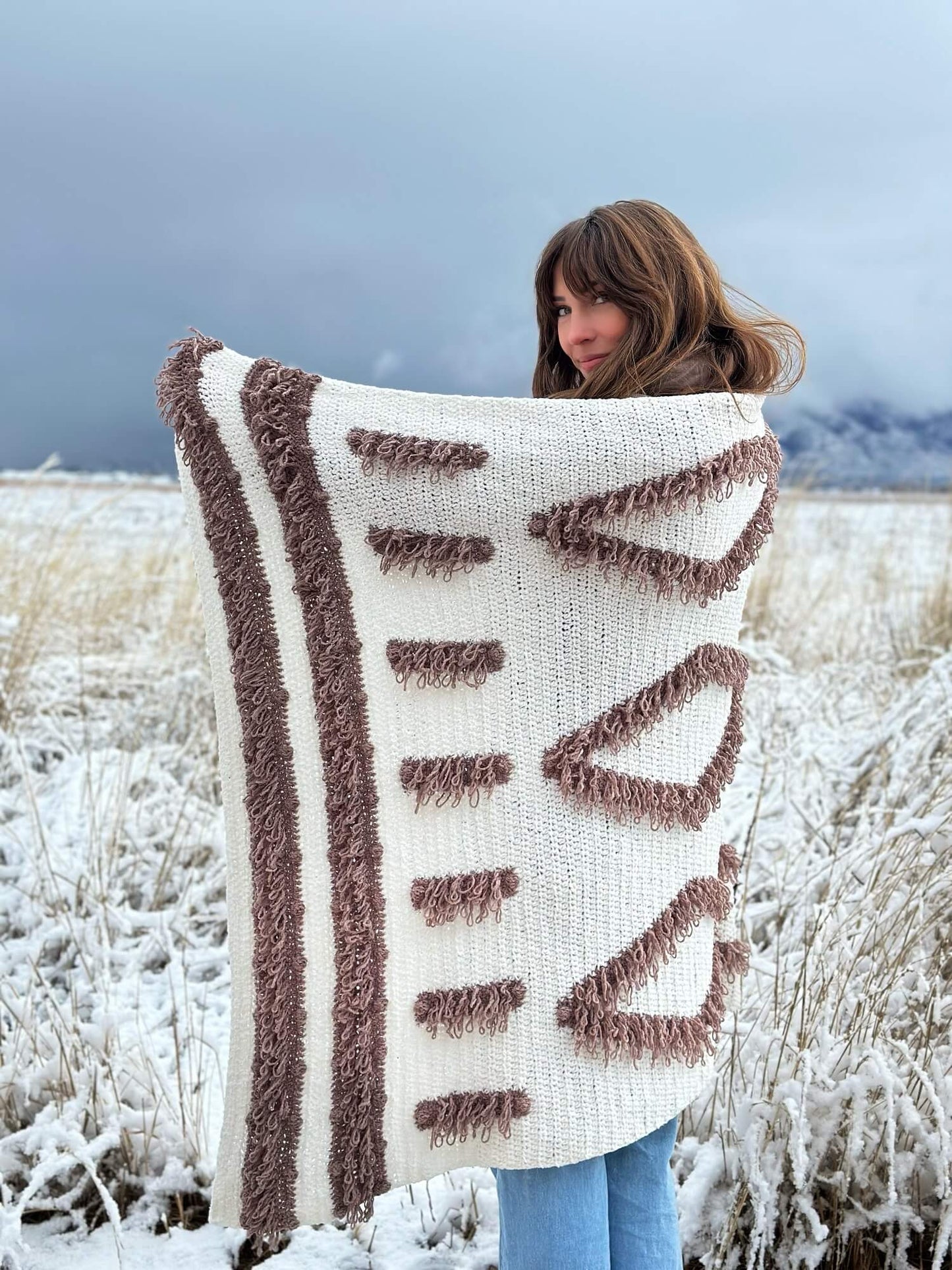 Crochet Kit - Arctic Jewel Throw