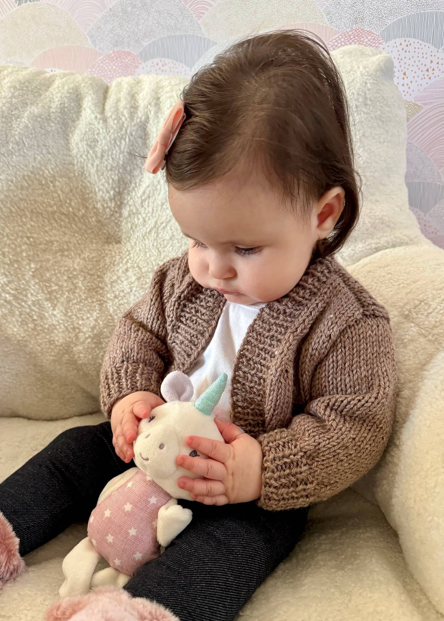 Knit Kit - Amity Baby Cardigan
