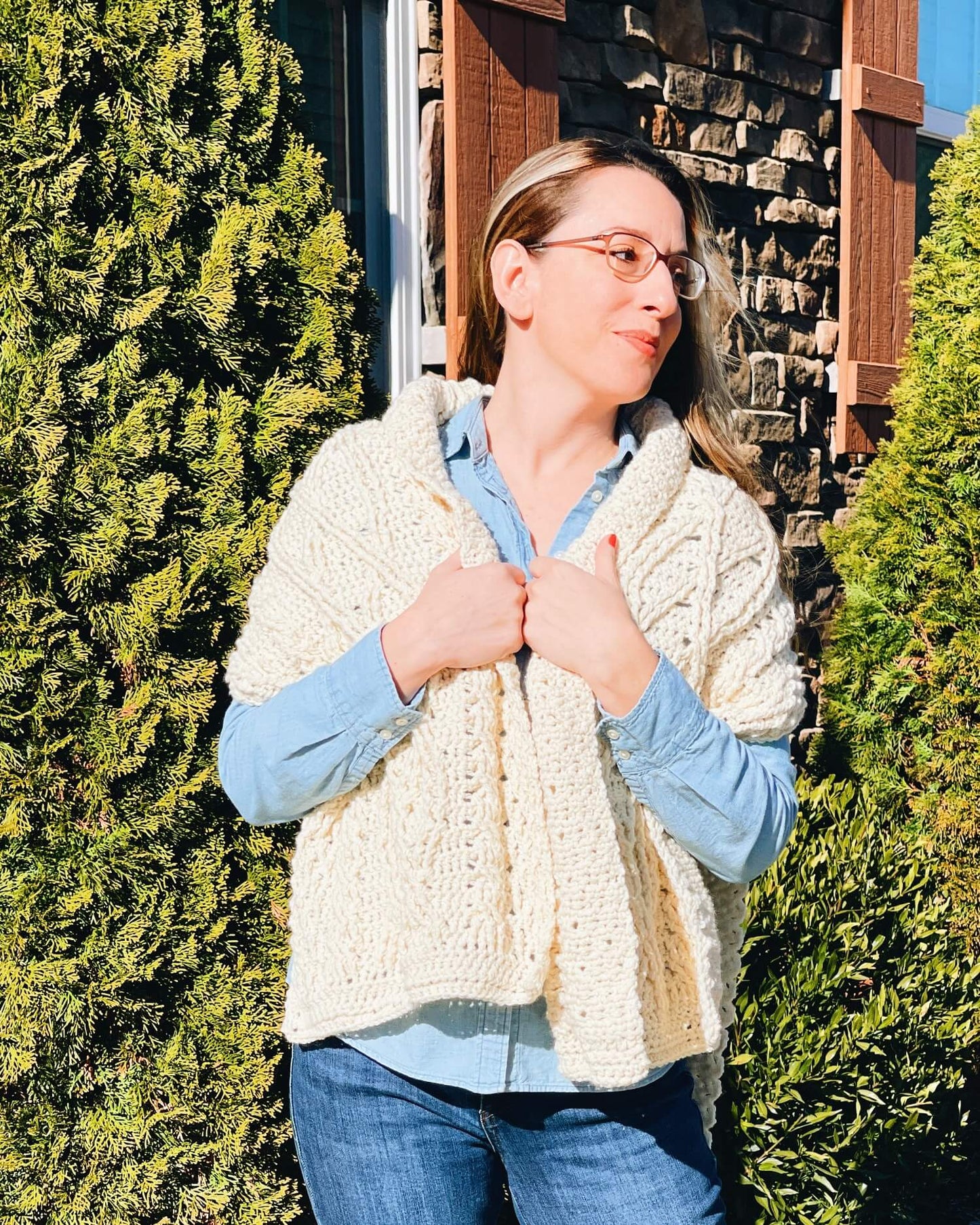 Crochet Kit - Pando Sweater Shawl