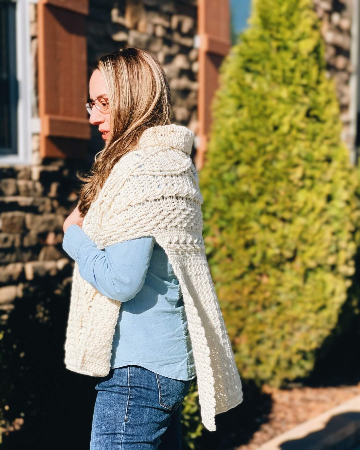 Crochet Kit - Pando Sweater Shawl