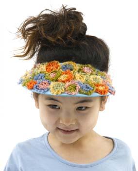 Taffy Spiral Visor Pattern (Crafts)
