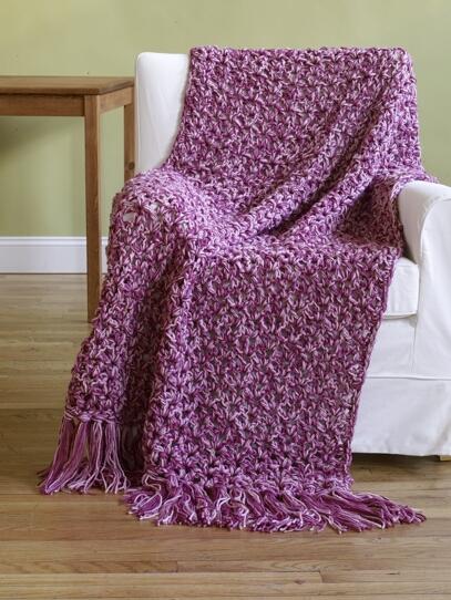 5 & 1/2 Hour Throw Pattern (Crochet)
