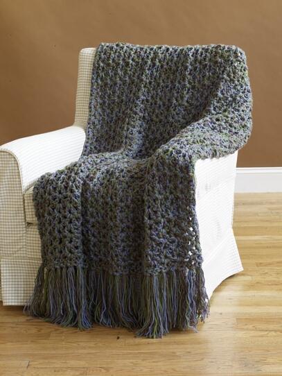 5 & 1/2 Hour Throw Pattern (Crochet)