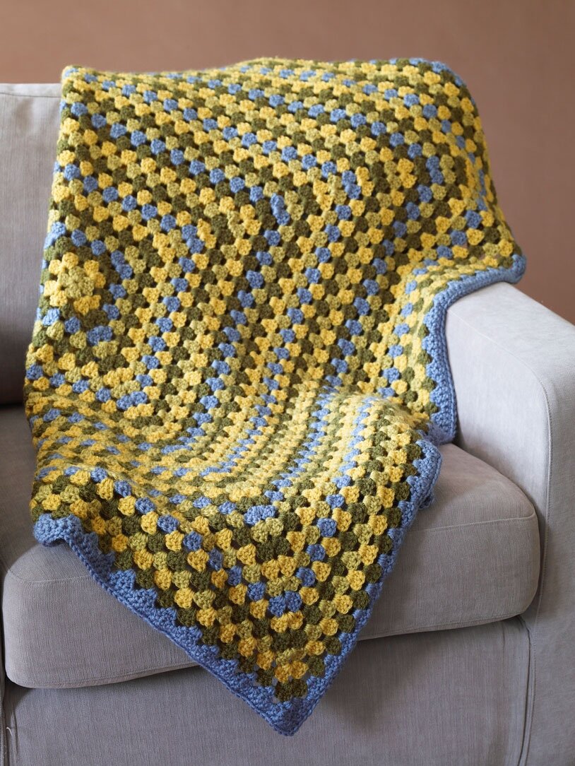 Afghan Squared Pattern (Crochet)