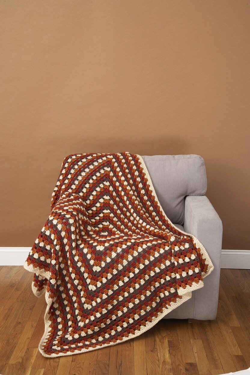 Afghan Squared Pattern (Crochet)