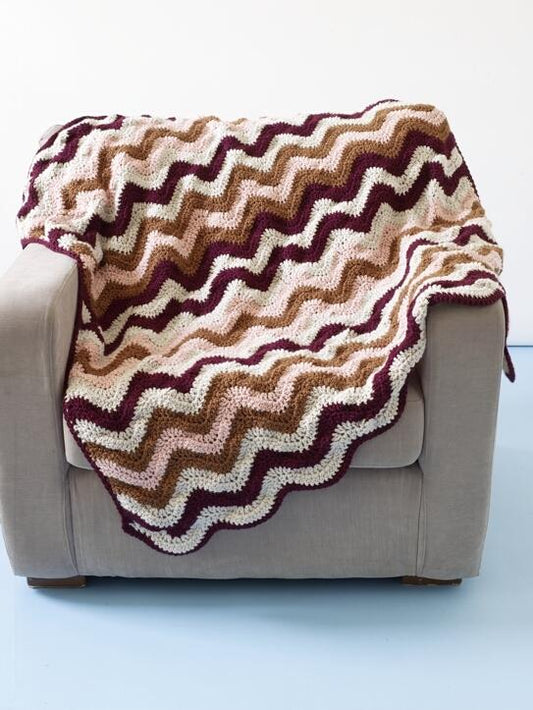 Anna Ripple Afghan (Crochet)