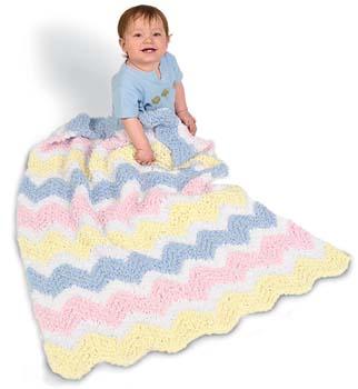 Baby Ripple Afghan Pattern (Crochet)