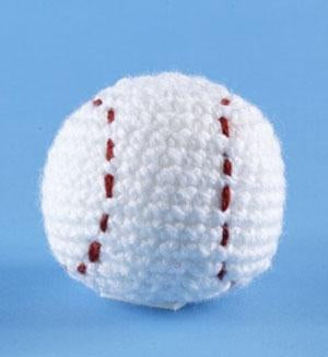 Baseball Paper Weight Pattern (Crochet)