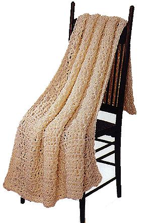 Boucle Throw Pattern (Crochet)