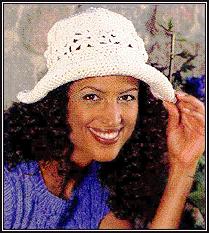 Brimmed Straw Hat Pattern (Crochet)