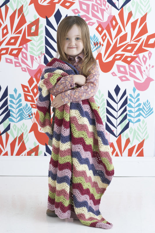 Childs Chevron Throw Pattern (Crochet)