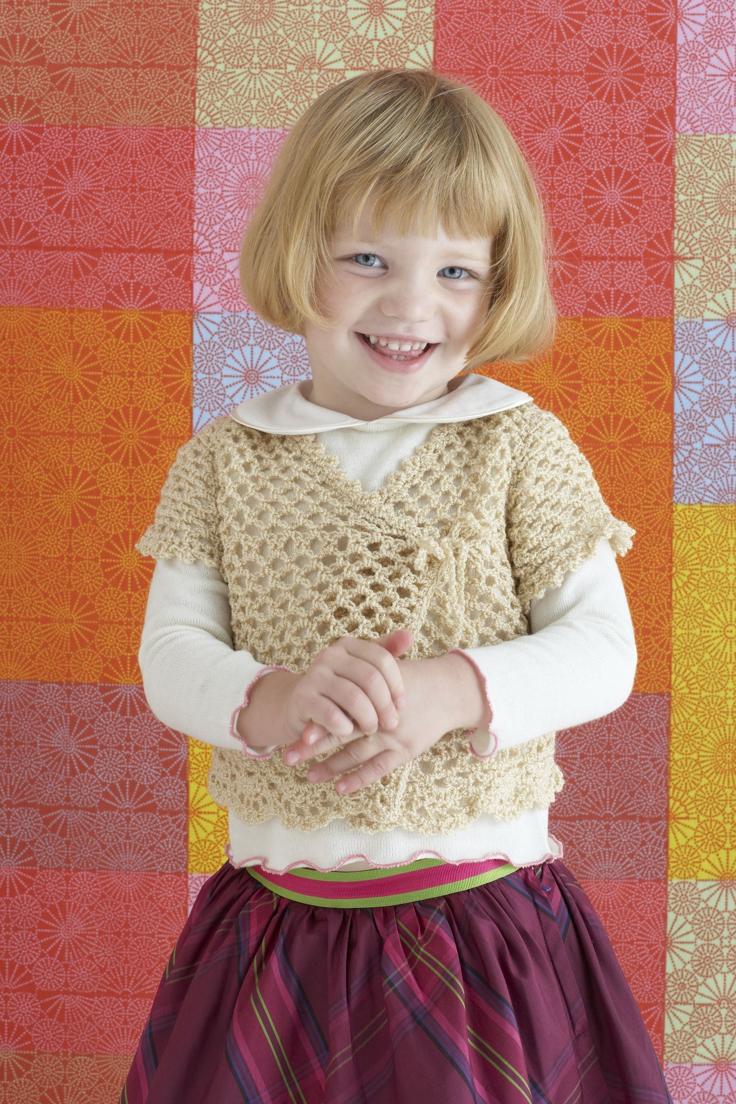 Childs Glam Sweater Pattern (Crochet)