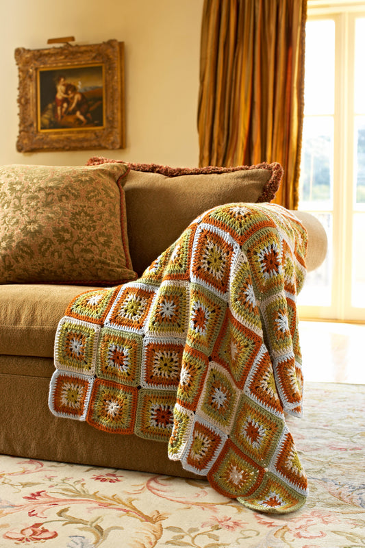 Circle In The Square Afghan (Crochet)