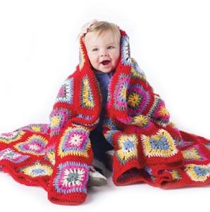 Circle in a Square Afghan Pattern (Crochet)