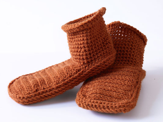 Crochet Adult Booties Pattern (Crochet)