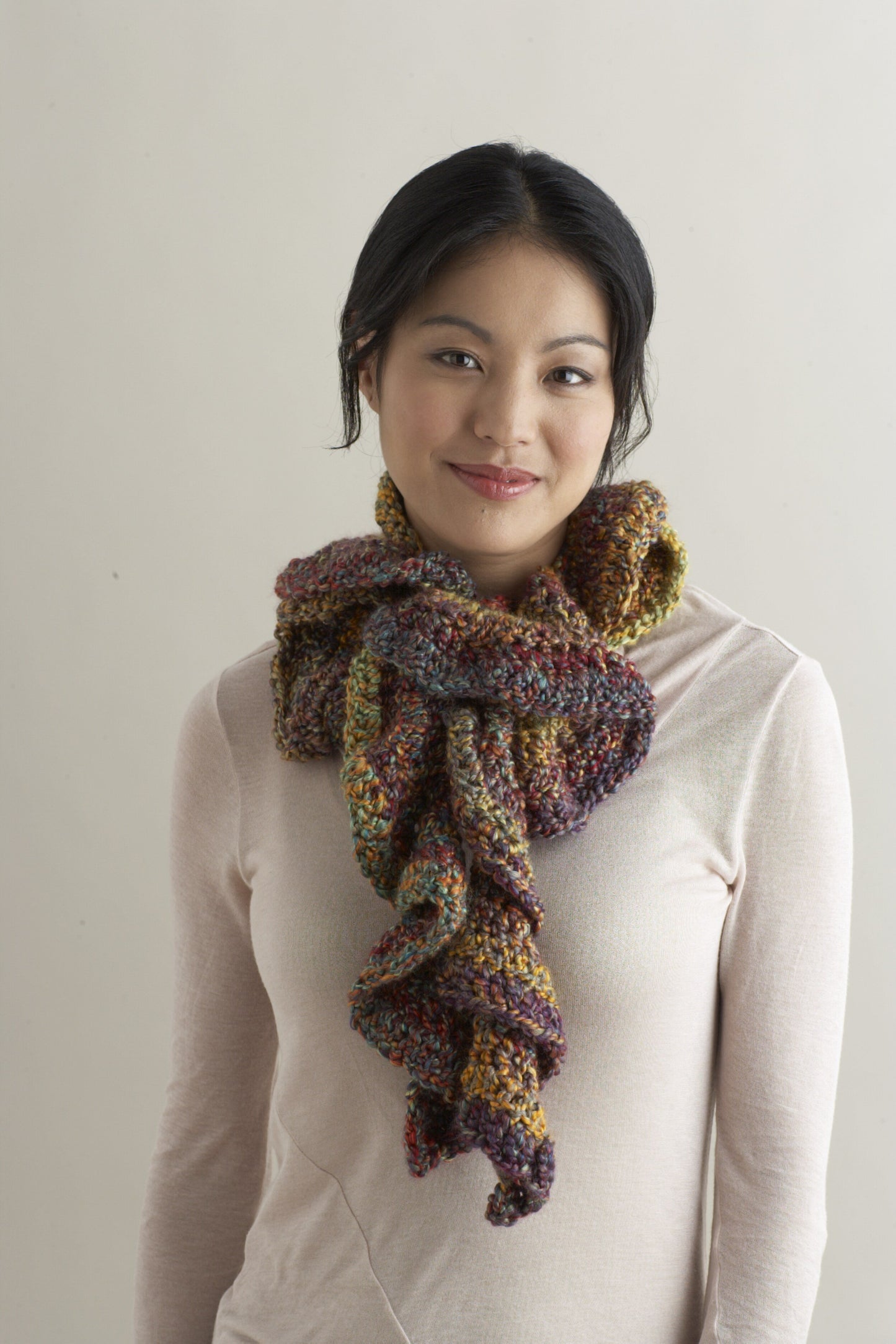 Crochet Ruffle Scarf (Crochet)