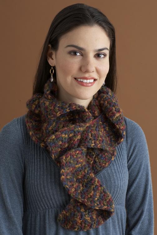 Crochet Ruffle Scarf Pattern (Crochet)