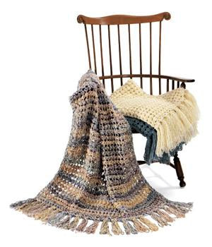 Crocheted Fast Finish Throw Pattern (Crochet)