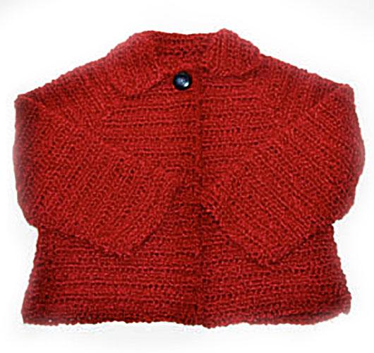 Crocheted Matinee Jacket Pattern (Crochet)