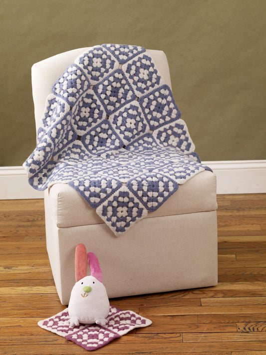 Felted Granny Square Afghan Pattern (Crochet)