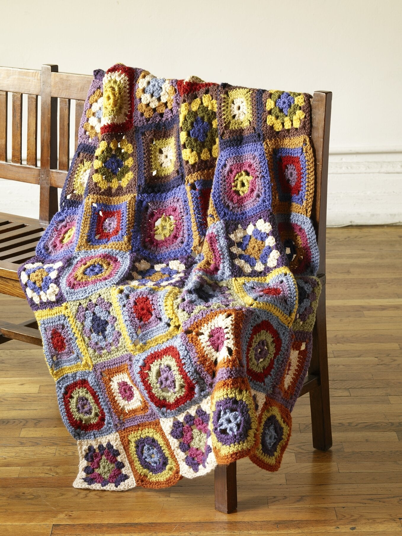 Granny Sampler Blanket Pattern (Crochet)