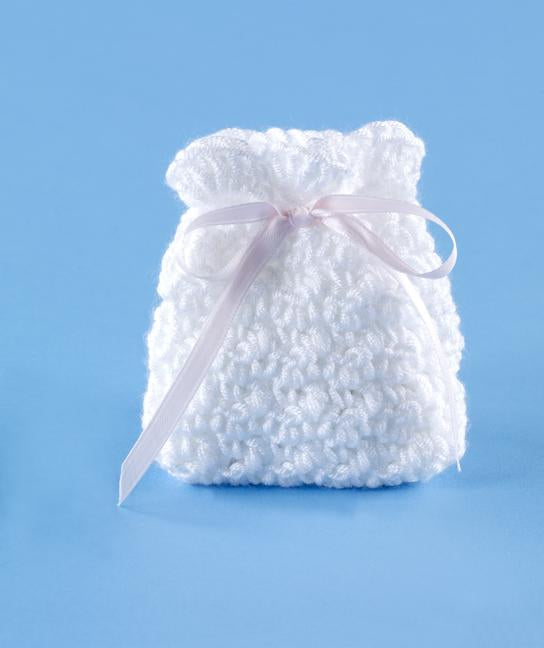 Griddle Stitch Wedding Favor Sachet Pattern (Crochet)