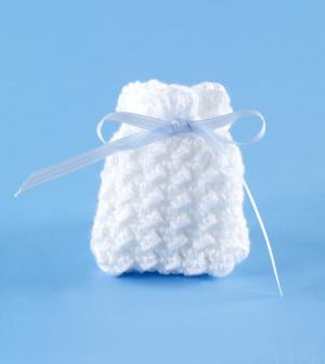 Grit Stitch Wedding Favor Sachet Pattern (Crochet)