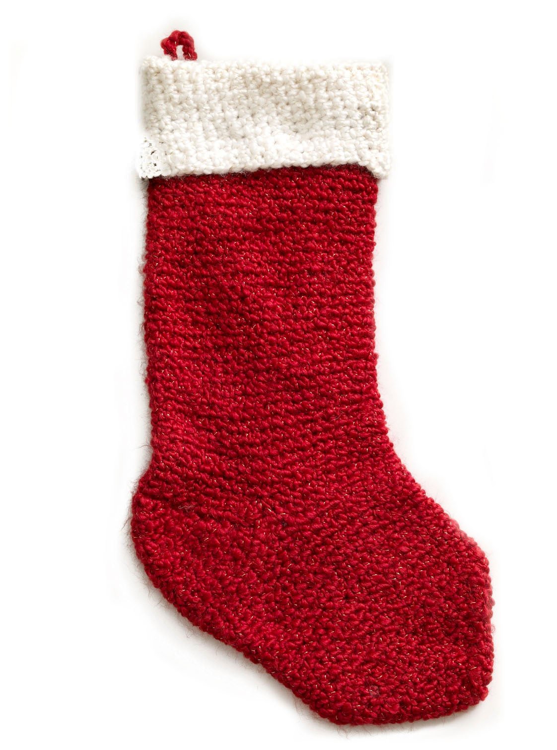 Handmade Holiday Stocking (Crochet)