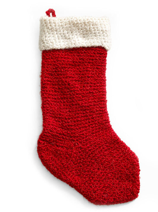 Handmade Holiday Stocking (Crochet)