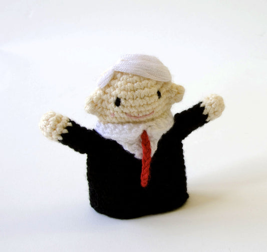 John McCain Finger Puppet Pattern (Crochet)