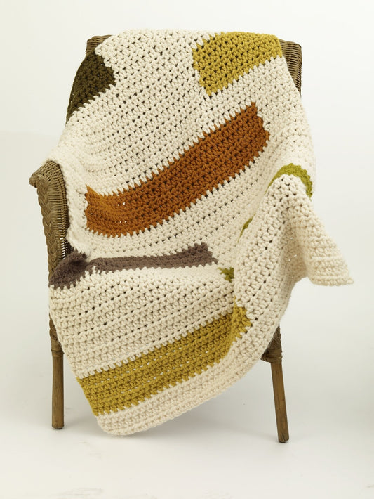 Jolt Of Color Afghan Pattern (Crochet)