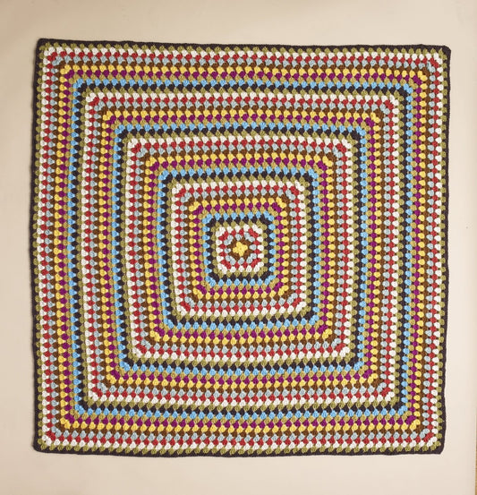 Mod Granny Afghan (Crochet)