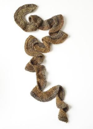 Painted Ruffle Scarf Pattern (Crochet)