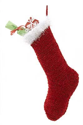 Santa Stocking Pattern (Crochet)
