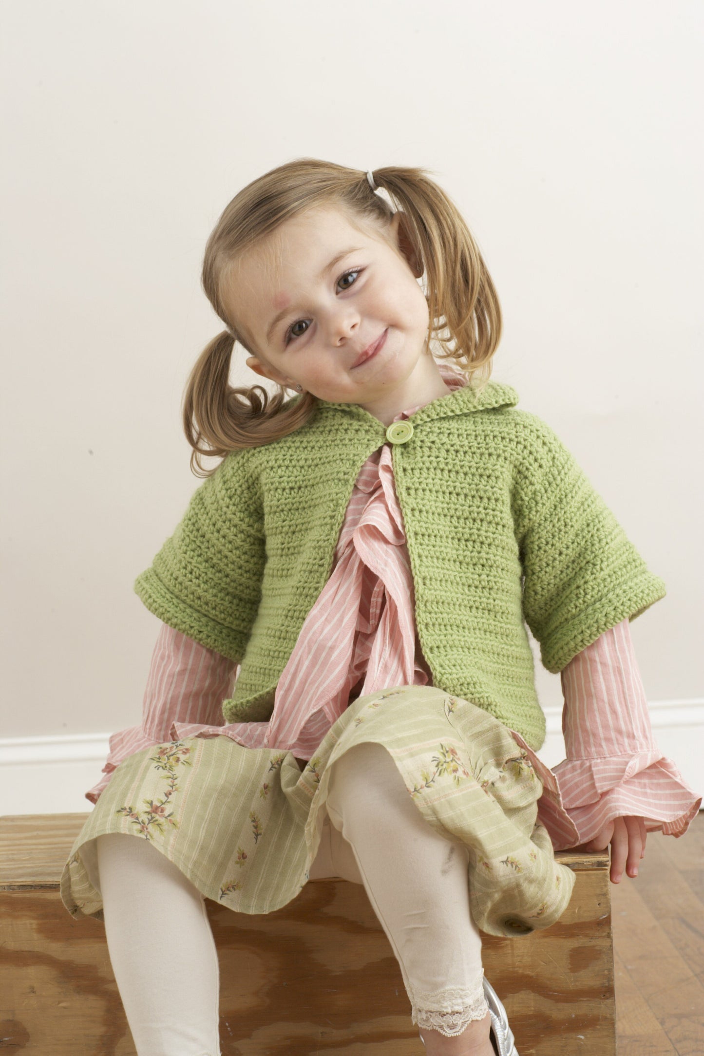 Short And Sweet Childs Cardigan Pattern (Crochet)