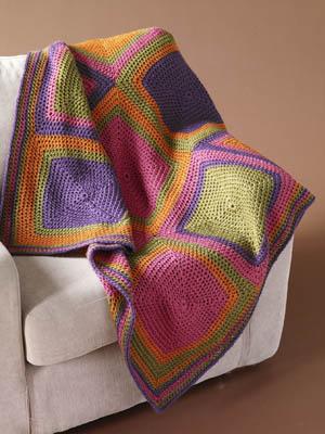 Squared Afghan Pattern (Crochet)