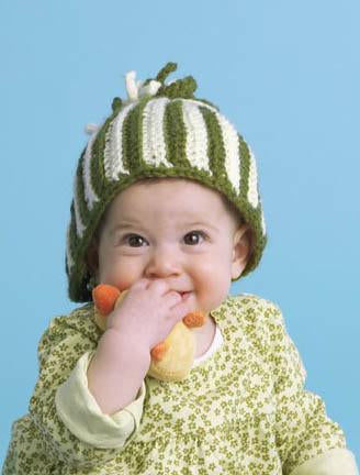 Squiggles and Grins Baby Hat Pattern (Crochet)