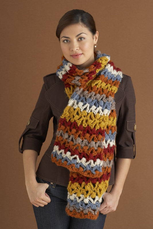 Striped Scarf Pattern (Crochet)