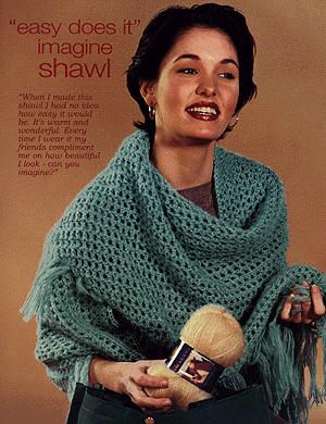 Triangle Crochet Shawl Pattern (Crochet)