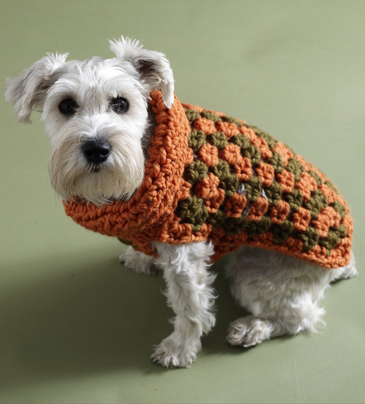 Urban Granny Dog Sweater Pattern (Crochet)