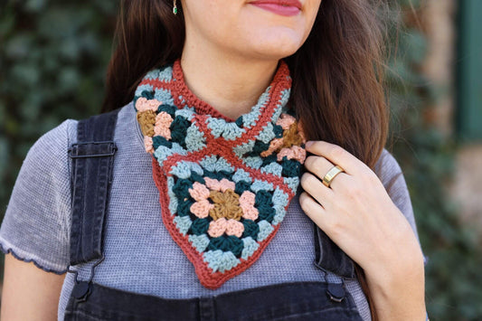 Duo Granny Bandana (Crochet)