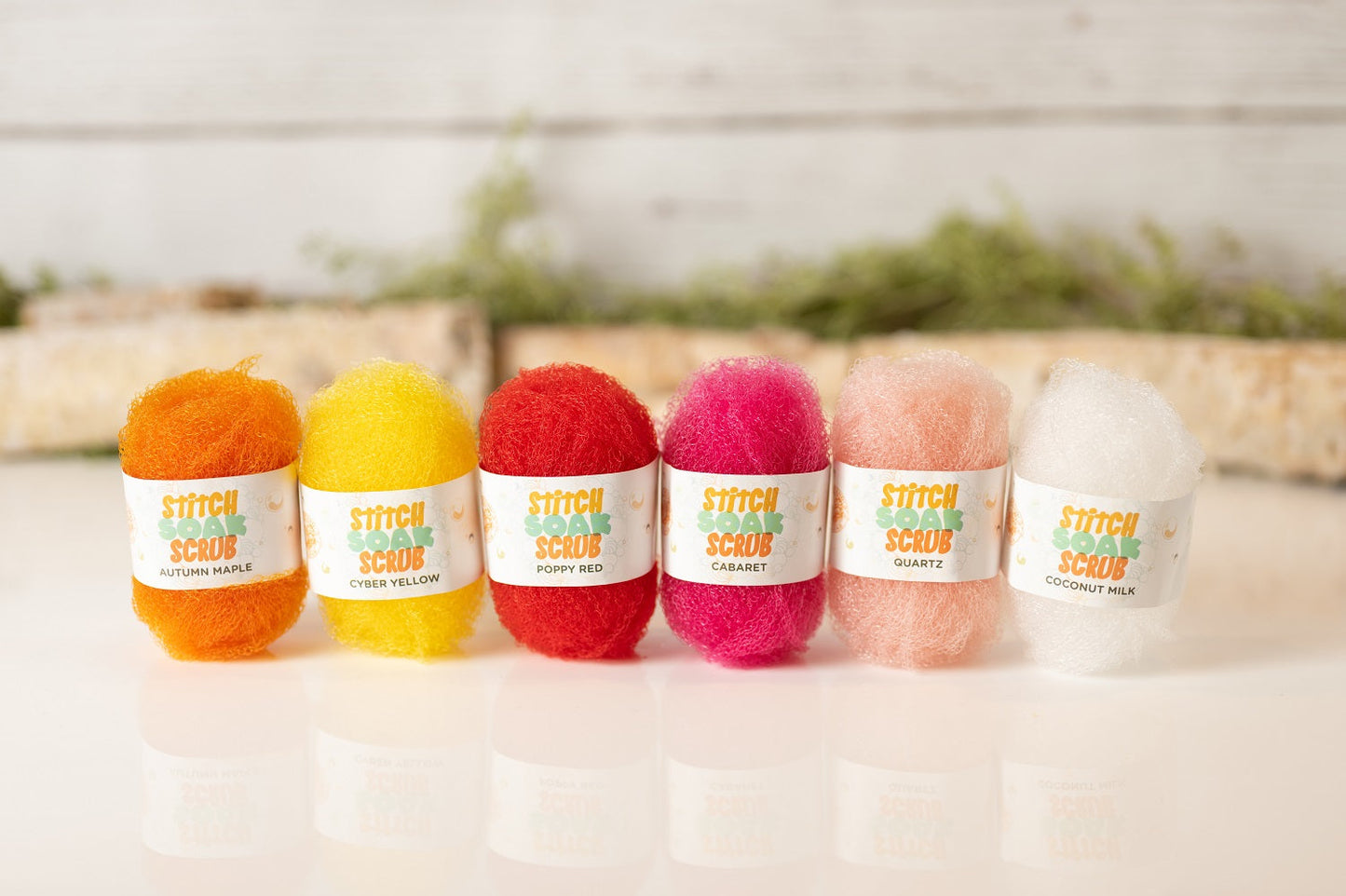 Stitch Soak Scrub Yarn Minis (Assorted 6 Pack)