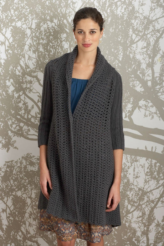 Winged Jacket Pattern (Knit-Crochet)