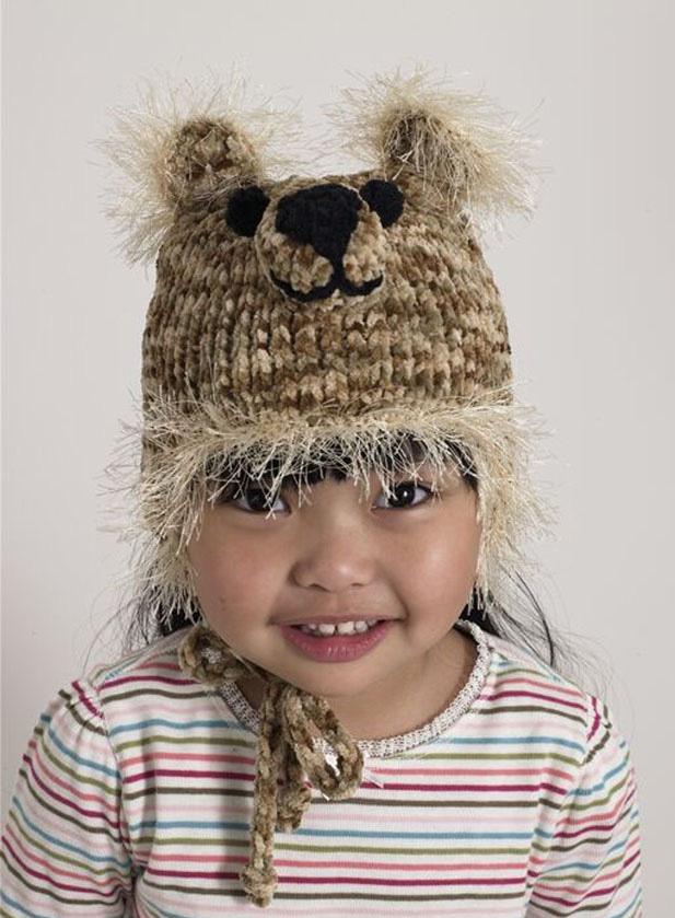 Baby Animal Big Bear Hat Pattern (Knit)