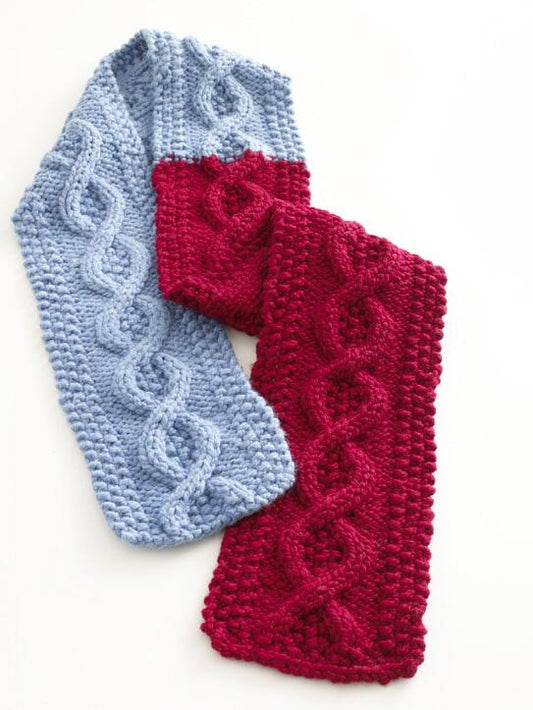 Cable Scarf Pattern (Knit)