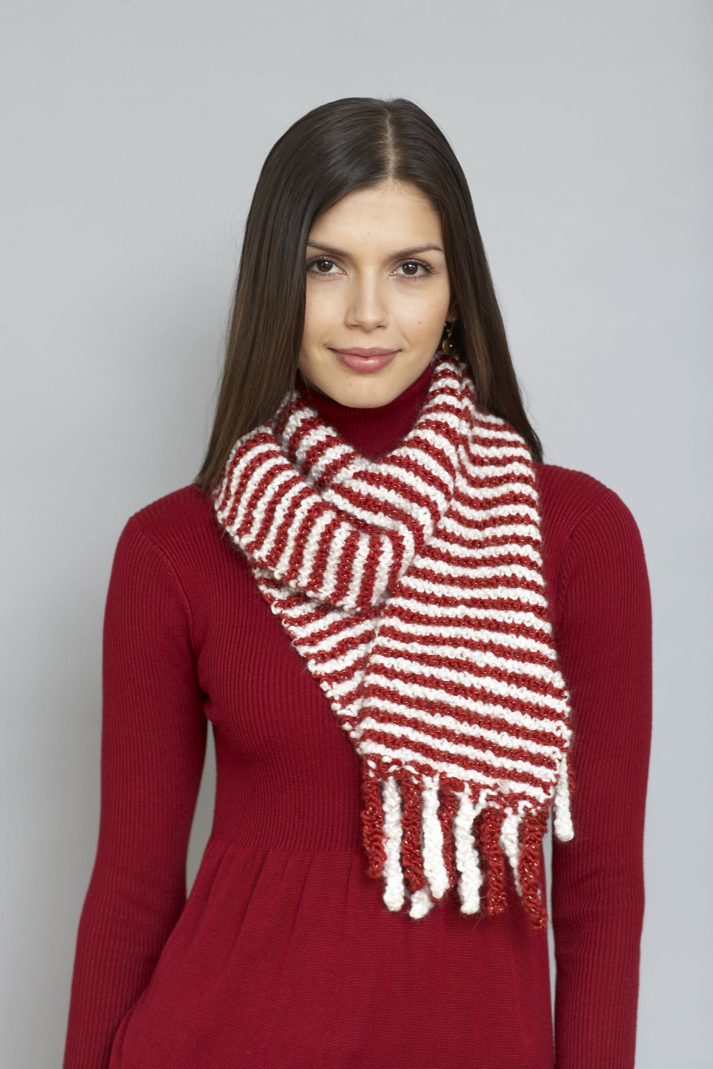 Candy Cane Scarf (Knit)