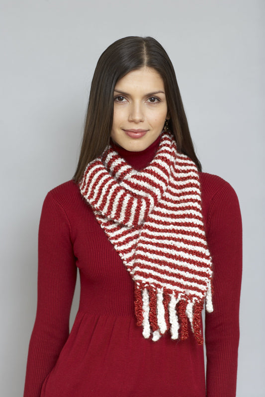 Candy Cane Scarf (Knit)
