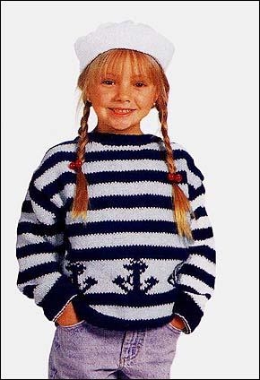 Childs Knitted Sailor Hat Pattern (Knit)